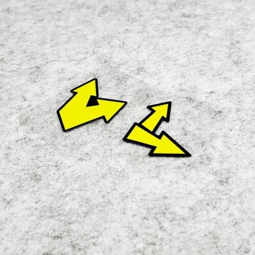 NO.S223 GalonDeco VR Rossi Arrow MOTO GP Reflective Stickers Motorcycle Decals Car Safety Warning Mark Sticker