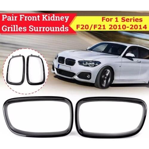 Car Front Bumper Kidney Grille Frame Replacement For-BMW 1 Series F20 F21 2010 2011 2012 2013 2014