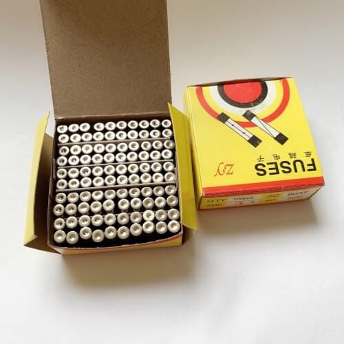 100 piece /box glass tube fuse fuse 5 x20 6x30 mm 250 V 0.2A 0.5A 1A 2A 3A 4A 5A 6A 8A 10A 12A 15A 20A 30A fuse Free shipping