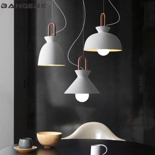 Industrial Wind Loft Vintage Pendant Light Iron Single Nordic Design LED Hanging Lamp Pendant Lighting Dining Room Home Decor
