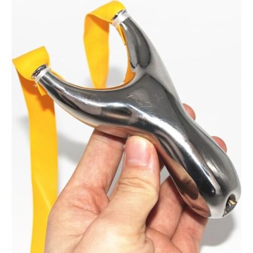 440 Titanium Steel Recurve Slingshot Flat Rubber Band Flying Tiger Fork Solid Outdoor Precision Hunting Competitive Slingshot