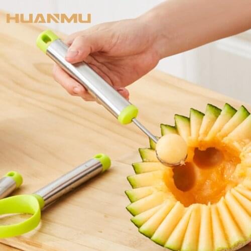 Fruit Melon Ball Scoop Tool Set Multi-Purpose Kitchen Gadgets Tool Fruit Carving Knife Watermelon Baller Accessories для кухни