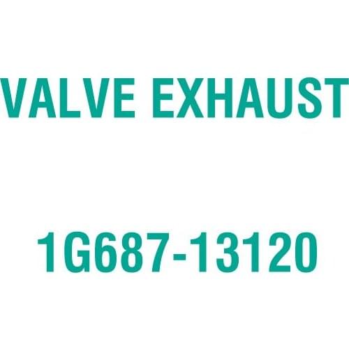 For Kubota 1G687-13120 VALVE EXHAUST