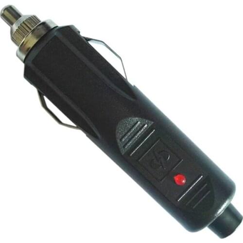 High Power Car Cigarette Lighter Plug With Indicator Light With 10A Fuse 12V Car Plug