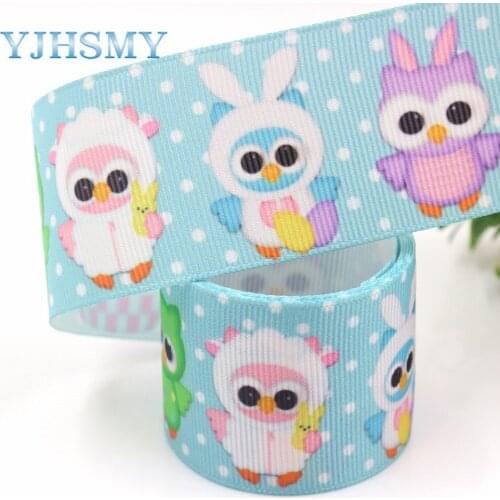 YJHSMY I-19112-332,10yards,38mm Cartoon Ribbons Thermal transfer Printed grosgrain,Clothing accessories,DIY Handmade materials
