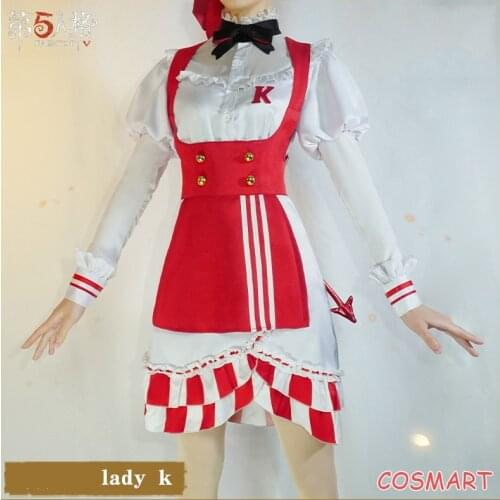Identity V Vera Nair Lady K Game Suit Dress Uniform Cosplay Costume Halloween Party Outfit For Women Outfit New 2020