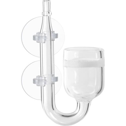 1PC CO2 Diffuser With Suction Cup CO2 Regulator Connecting Supply For Aquarium