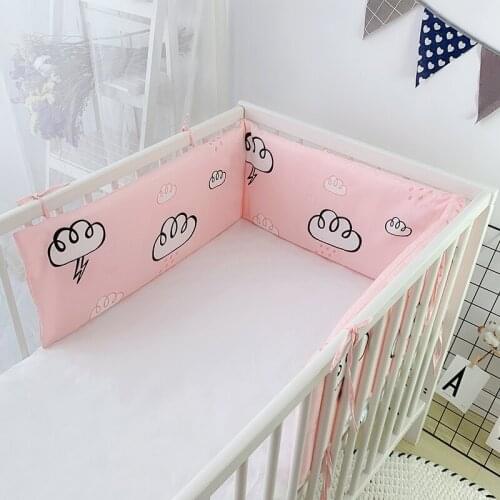 1pcs Multiple Colors Baby Bedding Fence Breathable cuna bebe Cot Bedding Bumper 180cm Length 30cm