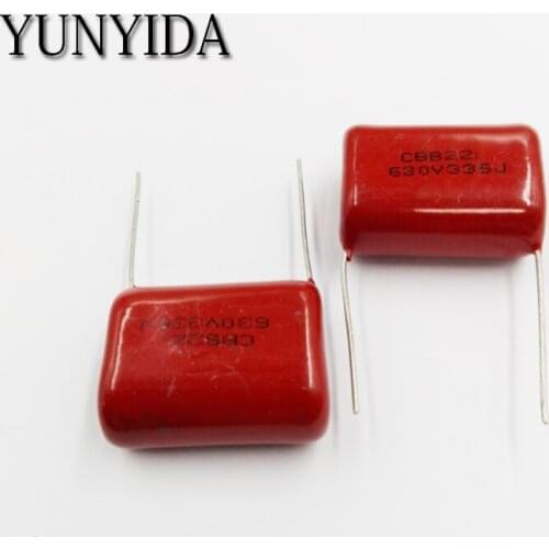 5pcs, CBB 335J 630V 3.3uF P25mm Metallized Film Capacitor 630V335J