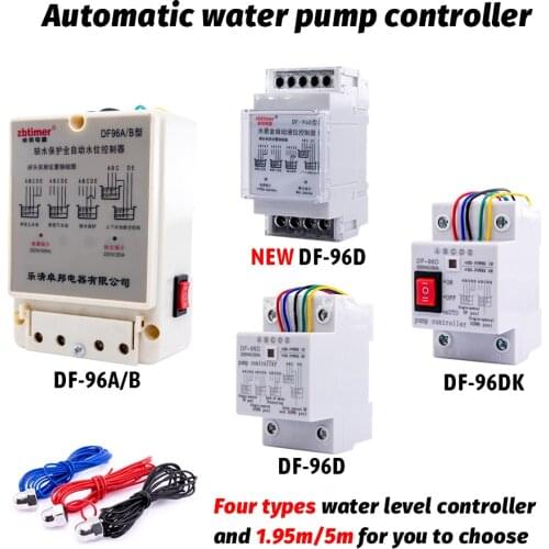 Automatic Water Level Controller Pump Controller Cistern Cistern Automatic Liquid Switch with 3 Probes DF-96A DF-96D DF-96DK