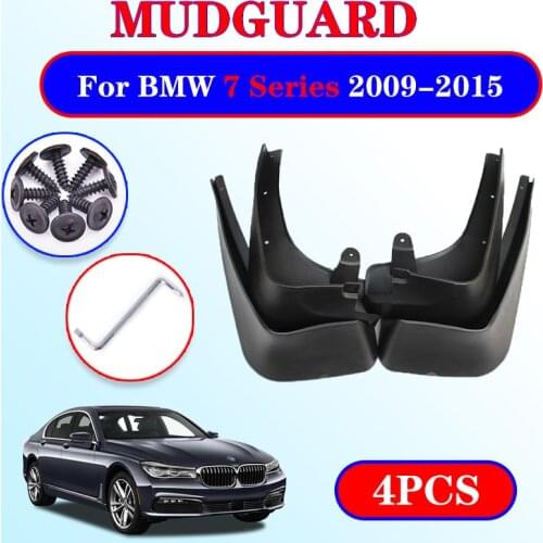 Car Mudflap for BMW 7 Series F01 F02 2009~2015 Fender Mud Guard Flap Splash Flaps Mudguards Accessories 2010 2011 2012 2013 2014