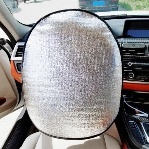 Summer Car Steering Wheel UV Resistant Sunscreen Insulation Cover солнцезащитная шторка жалюзи на окна от солнца