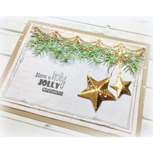 Hole hanging chain edge side Metal Cutting Dies Stencils DIY Scrapbooking Paper/photo Cards Embossing Dies