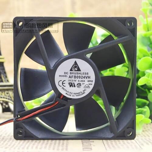 For Delta AFB0924VH 9CM 9.2CM 92*92*25MM 9225 24V 0.40A For blower fan