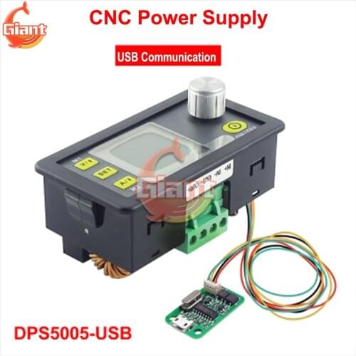 DPS5005 DC Power Supply Buck Module NC Adjustable Programmable NC Color Screen with USB Communication Converter LCD Voltmeter