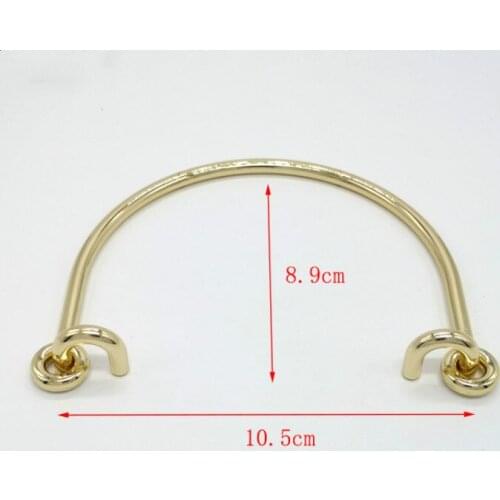 New High Quality Bag Large Handle Hardware Metal Accessories Bag Handle U-shaped Handle Handle Big Wrist Buckle