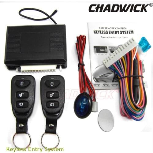 Universal Alarm Systems Car Remote Central Kit Door Lock Locking Vehicle Keyless Entry System New With Remote Controllers 8113B
