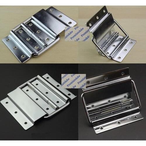2Pcs/Lot Chrome Steel Road Flight AudioTool Box Case Strut Hinge