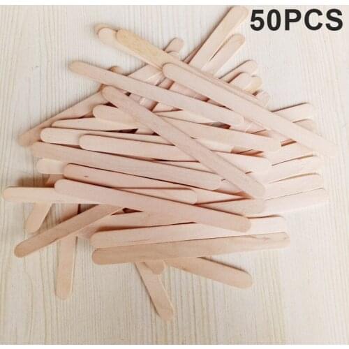 50pcs Personalized Lollipop Sticks Wood Ice Cream Stick for Silicone Mold Party Event Cakesicle Popsicle Stick