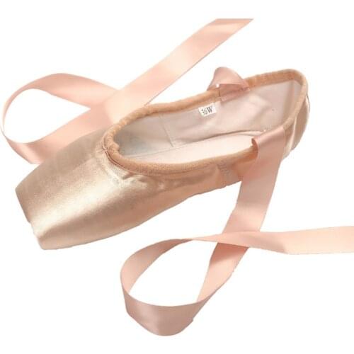 Ballet Dance Shoes Child and Adult Ballet Dance Shoes Pointe Professional With Ribbons Shoes Woman Zapatos Mujer Womens Sneaker