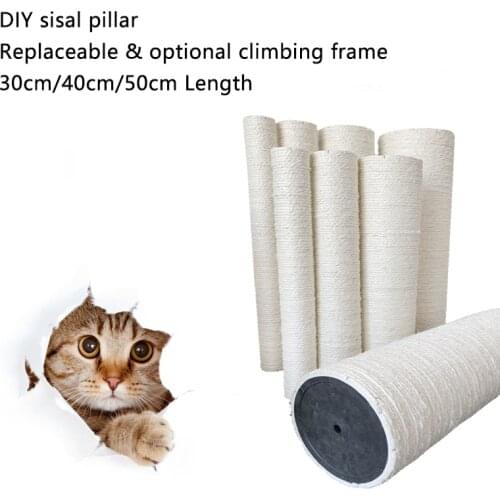 DIY Cat Climbing Pillar 30cm /40cm with Screw 6.0CM Dia