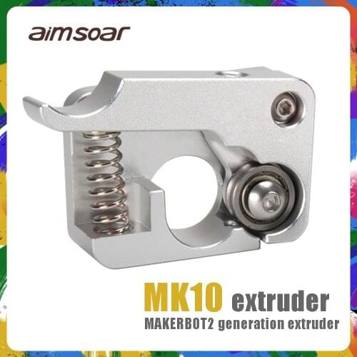 MK10 Remote Direct Extruder Aluminum Part J-head Extrusion Right Left Hand Arm Full Metal Bowden 3D Printer Extruder