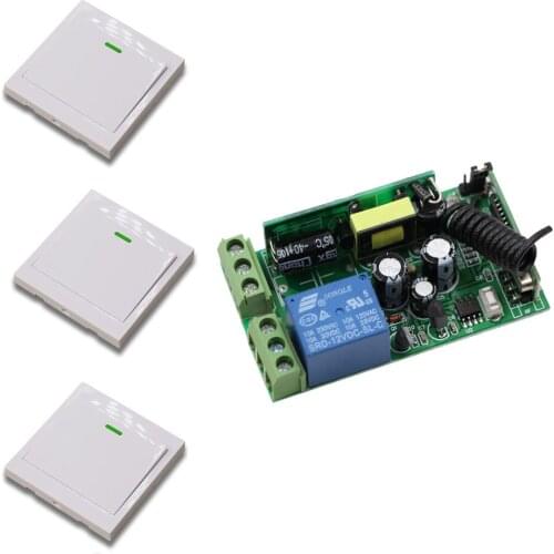Good Quality Wireless Remote Control Switch AC85V-250V Receiver Wall Panel Remote Transmitter Bedroom Ceiling Lights Wall Lamps