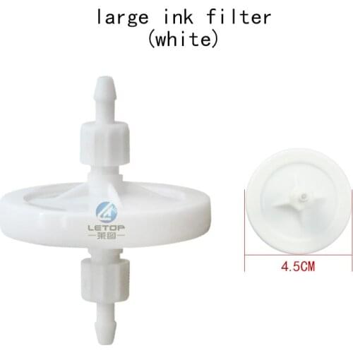 Good sales! 10 pcs/lot printer filter Large ink filter white plastic for solvent ink