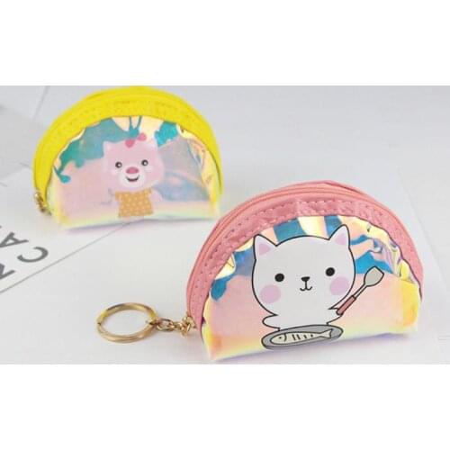Cute Cartoon Wallet Hand Holding Coin Purse Credit Card Holder Organizer FA$3