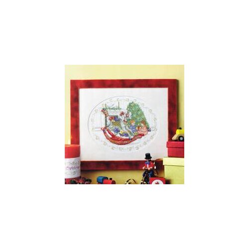 MT European magazine cross stitch kit crazy117-1 Christmas toy gift printing of Trojan