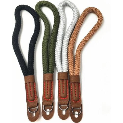 New Fashion Soft Cotton Camera Hand Wrist Strap for Leica Canon Nikon Sony SLR Camera Strap Photography Camera Accessories