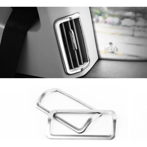 Car rear Air Conditioning Outlet Cover Trim sticker For Volkswagen Teramont 2017 2018 2019 2020 accessories