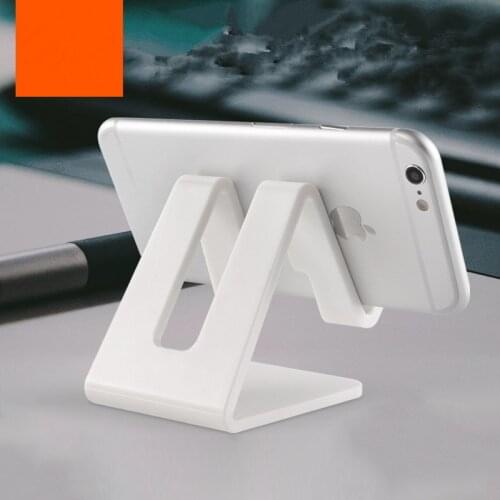 Universal Desk Holder Tablet Mobile Phone Holder With Shock-Proof Silicone Pad Strong Plastic Cell Phone Holder Stand Mount