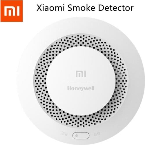Original Xiaomi Smoke Detector Honeywell Sensor Fire Alarm Audible&Visual Alarm Work With Gateway 2 Smart Remote APP Control