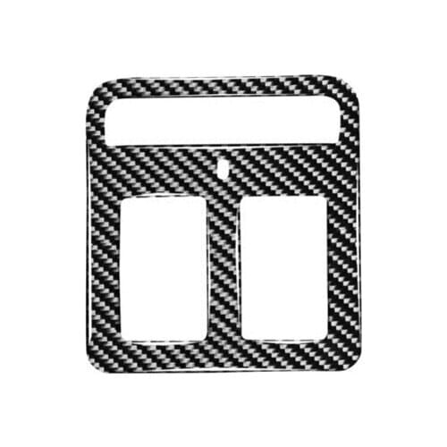 Fit for Jaguar F-PACE X761 carbon fiber central control reading light button decoration stickers auto parts modified interior