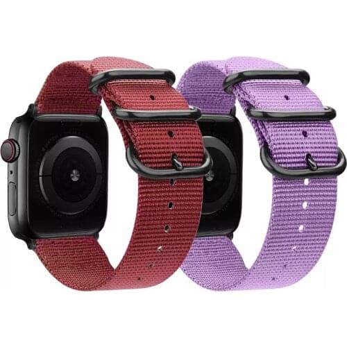 Compatible with for Apple Watch Band 38mm 40mm 42mm 44mm, Soft Adjustable Replacement Wristbands Compatible with for iWatch