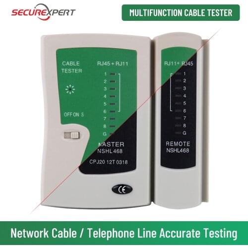 Network cable tester 468 RJ45 RJ11 lan tester dual-use cable testing line finder tester cable rj45 Networking tool Line finder