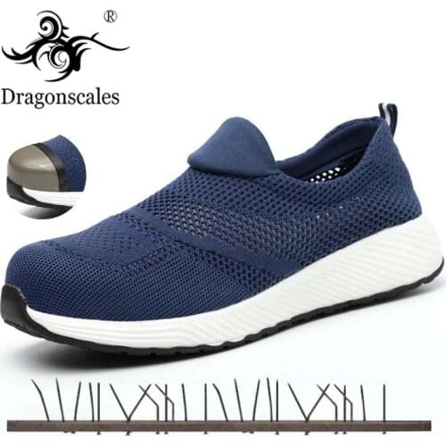 2020 Summer Lightweight Steel toecap Safety Shoes Men And Women Work & Safety Boots Breathable Male Female Indestructible Shoes