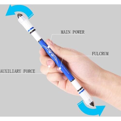 MeterMall Cartoon Random Color Smooth Surface Ant-slip Anti-drop Spinning Rotation Pen with 0.5 Pen Head For Fluent Writing