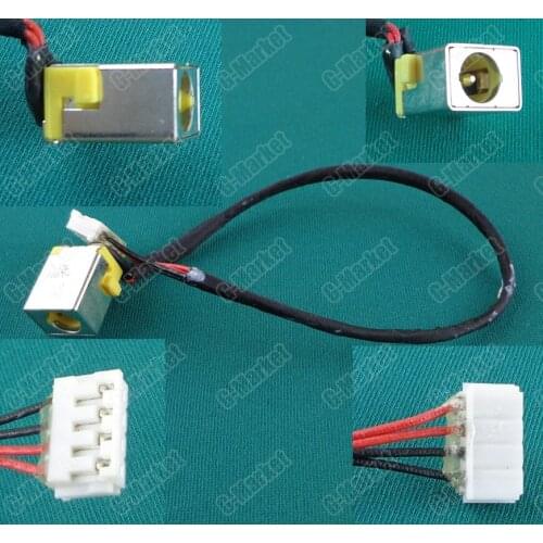 1-20pcs Laptop DC Power Jack with cable For Acer Aspire 7541 Power Interface