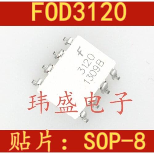 10pcs FOD3120 SOP-8 A3120 FOD3120SD SMD