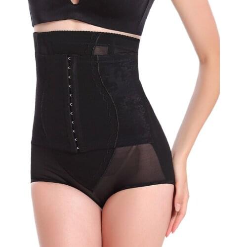 2pcs Women High Waist Trainer hook Belt Shapewear Butt Lifter Body Shaper Short Control Panties Thigh Slimmers Cincher
