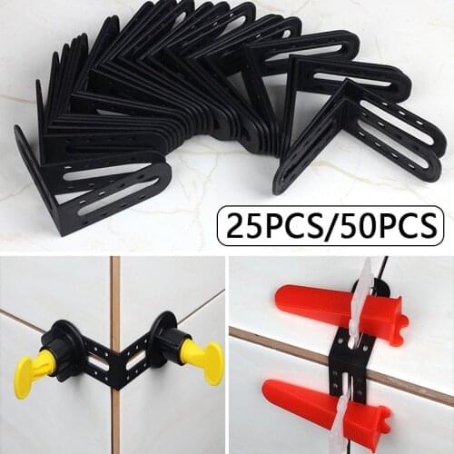 25/50Pcs Ceramic Tile Leveler Gasket Tool Fixed Position Adjustment Auxiliary Tool Can Be Used Wth Ceramic Tile Leveling Gasket