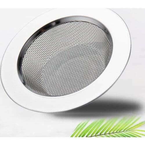 4pcs Kitchen Water Sink Filter Sink Mesh Strainer Kitchen Tool Stainless Steel Bathroom Floor Drain Cover Shower Hair Catcher