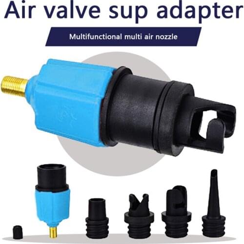 Air Valve Adaptor Wear-resistant Rowing Boat Air Valve Adaptor Nylon Kayak Inflatable Pump Adapter for SUP Board