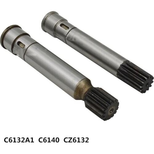 Lathe Accessories C6132/ C6140A1/ CZ6132 Gear Shaft Spline Shaft Lathe Slide Box Gear Shaft Rack 1PC New