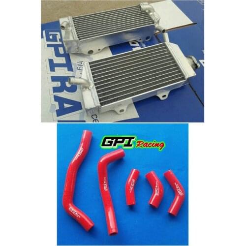 Aluminum radiator + hose FOR Honda CRF 450R CRF450 CRF450R 05 06 07 08 2005 2006