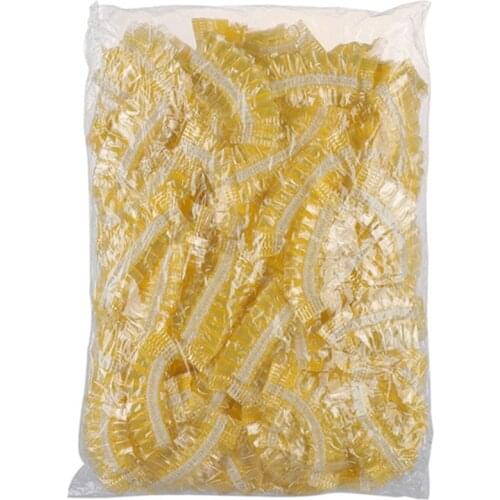 AUAU-100 Pcs Disposable Hairdressing Earmuffs Salon Clear Ear Cover Ear Protection Hair Dye Protect Cap Hair Color Styling Tool