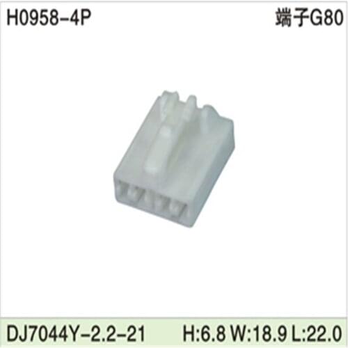 Free shipping 500pcs DJ7044Y-2.2-21 4Pin 2.2mm AMP Car Electrical Wire Connectors for VW,BMW,Audi,Toyota,NISSAN AND other