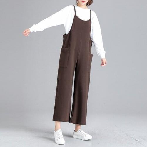 Fat Mom 2020 New Style Pregnant Women Suspender Pants 200kg Loose Slimming Pregnant Women Pants Onesie 2027